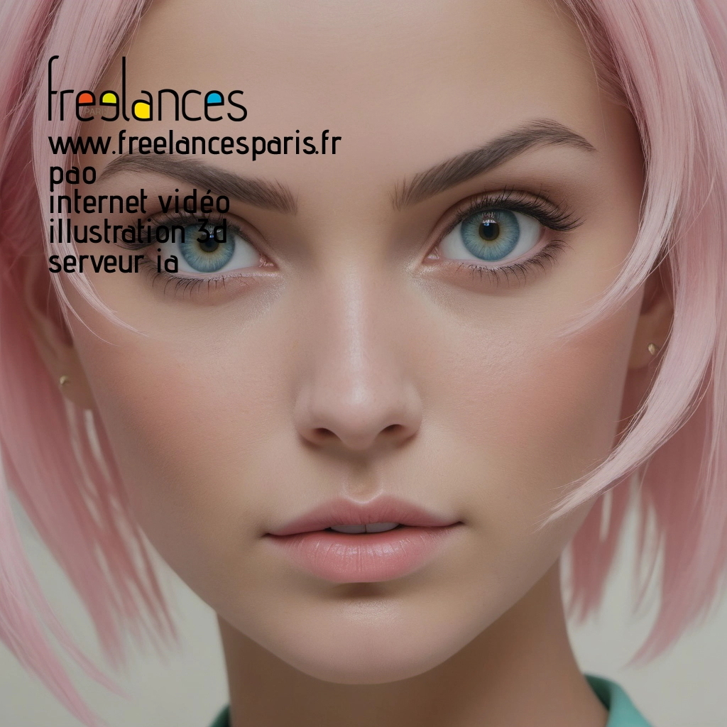 Pao mise en page internet vidéo illustration 3d serveur IA générative AI freelance paris studio de création magazines 8l6zfzi0